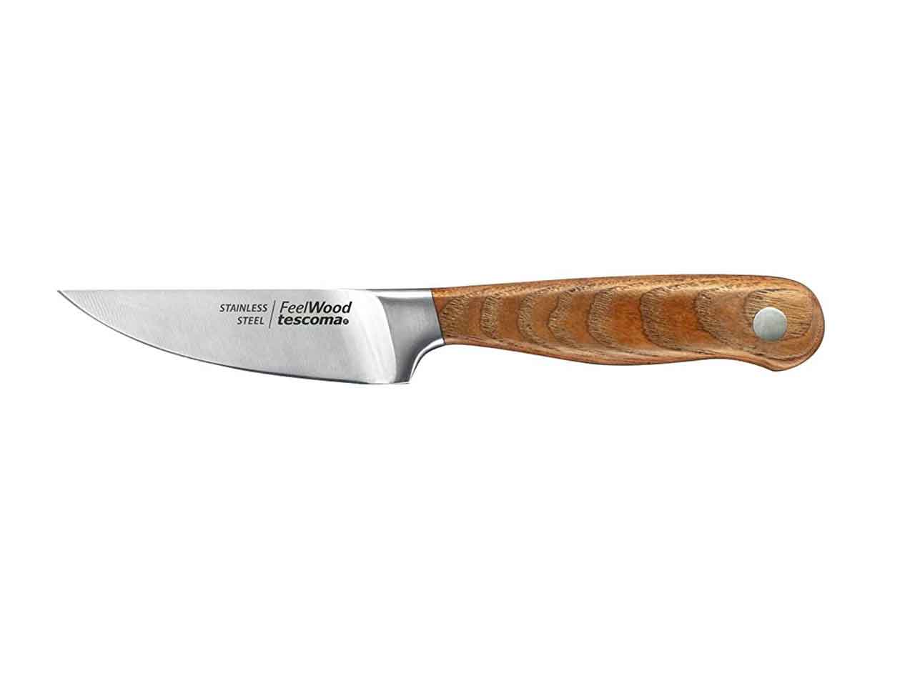 Coltello sbucciatore 9 cm Tescoma Feelwood utility knife