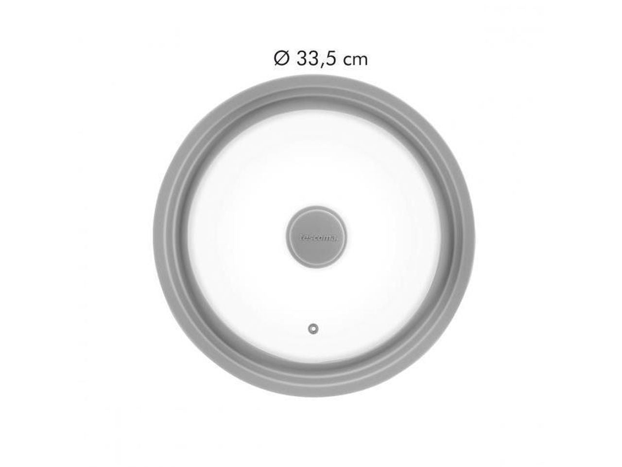 Coperchio in vetro e silicone per padelle adattabile 28-30-32cm Tescoma Unicover