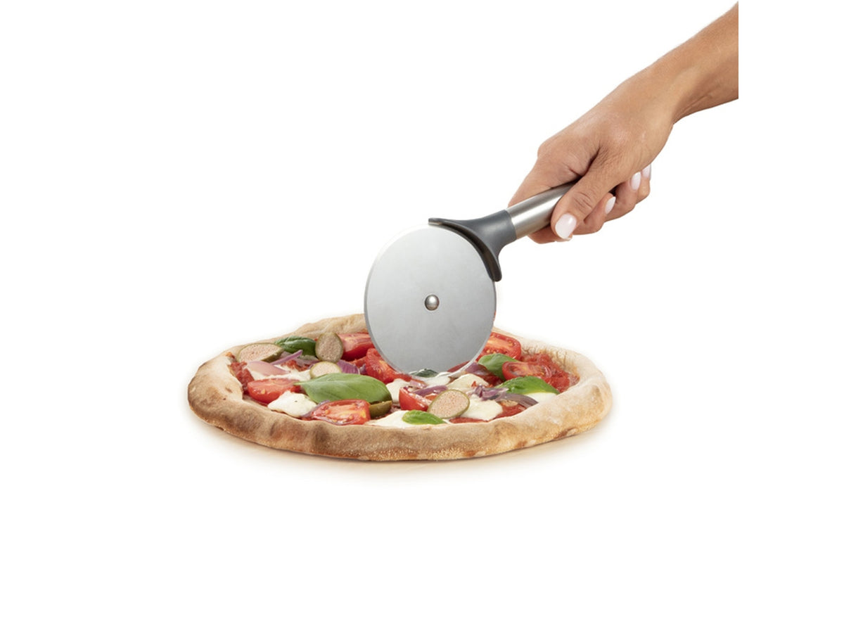 Taglia pizza grande, linea grandchef utensili in acciaio inox, 24 cm - Tescoma
