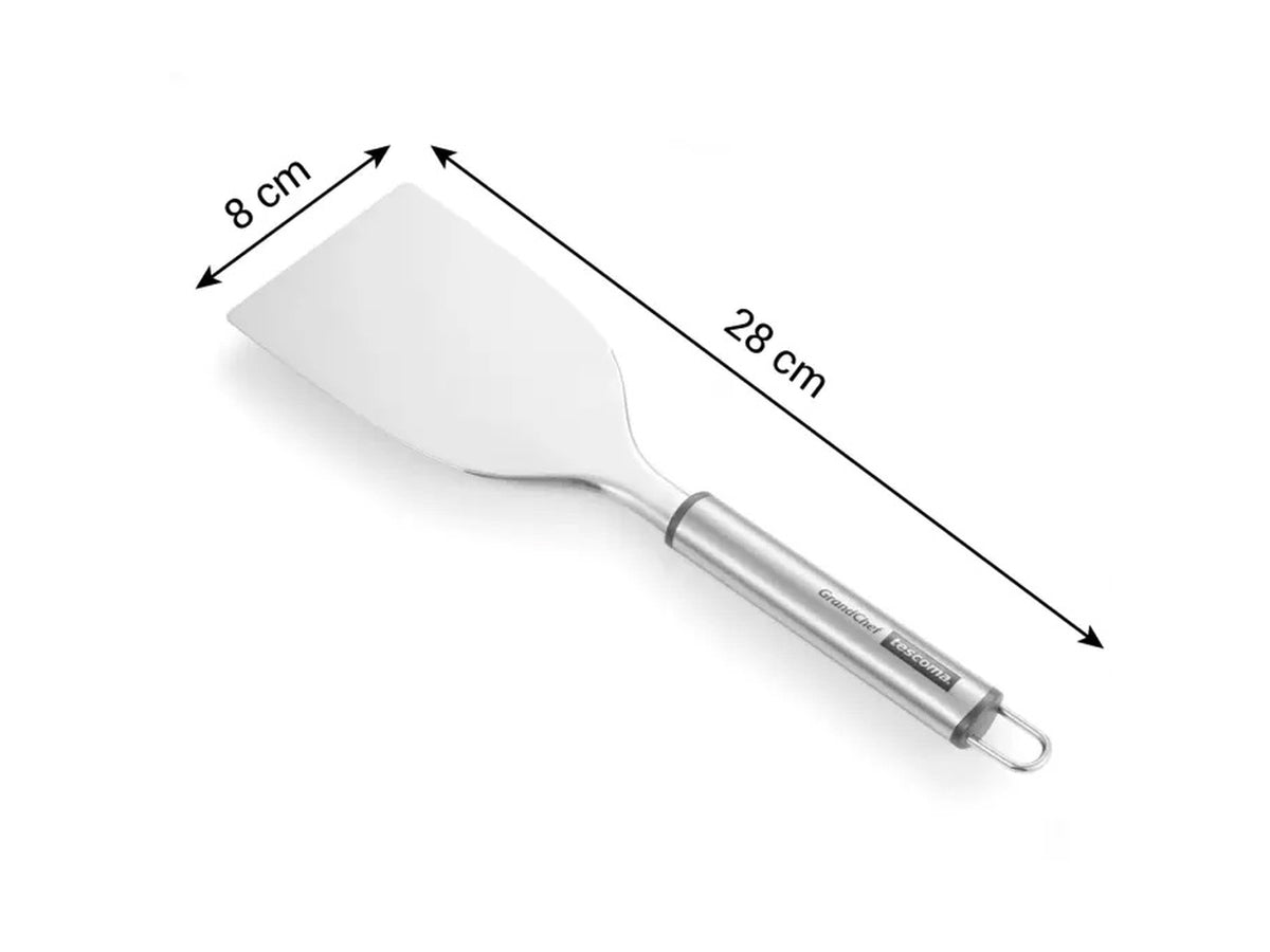 Spatola da cucina, linea grandchef utensili in acciaio inox, 28 cm - Tescoma