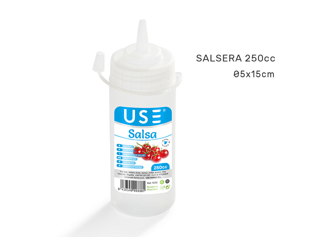Biberon per salse 250cc
