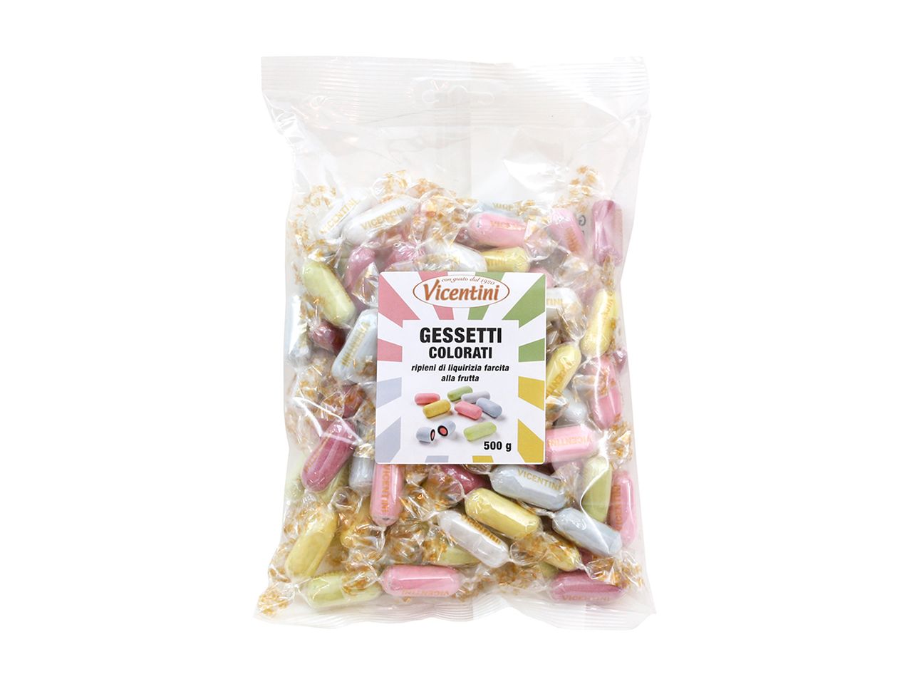 Gessetti colorati alla liquirizia 500gr