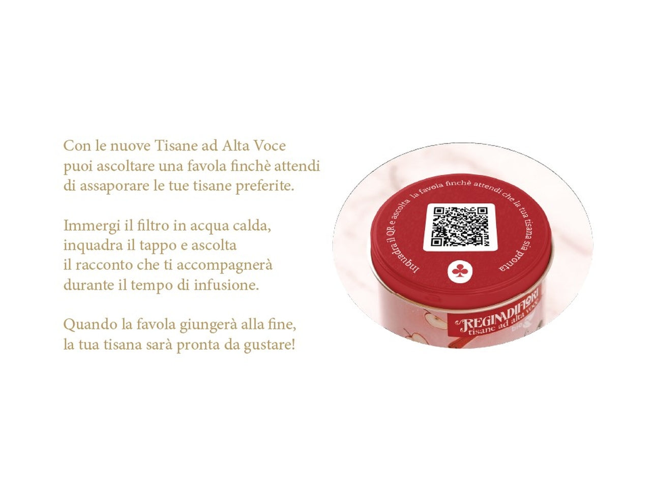 Tisane bacio di biancaneve in lattina da 12 filtri