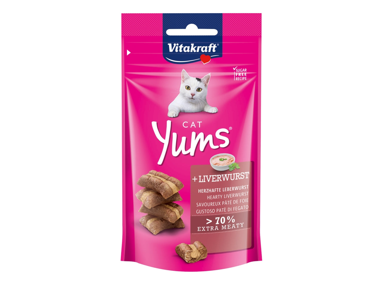 Cat yums patÃ¨ di fegato 40gr snacks per gatti