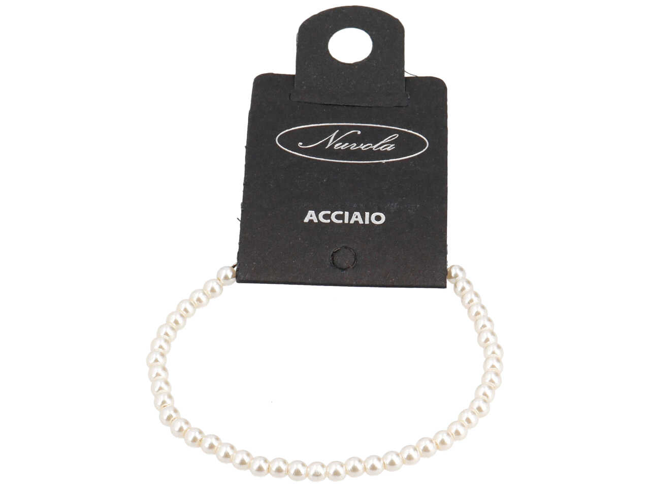 Bracciale oro con perle 4mm