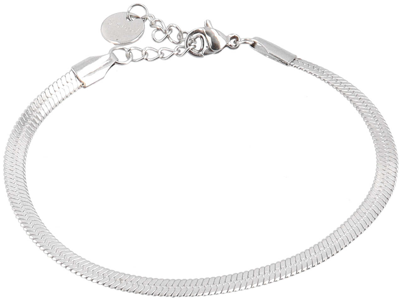 Bracciale piattina in acciaio seconda misura