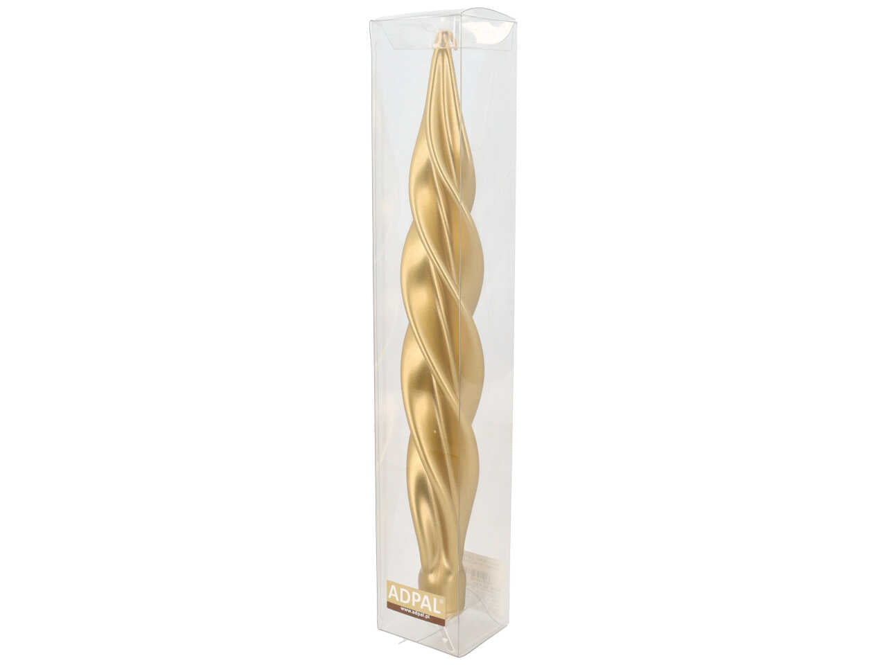 Candela mozart torciglione 310/50 metallica oro