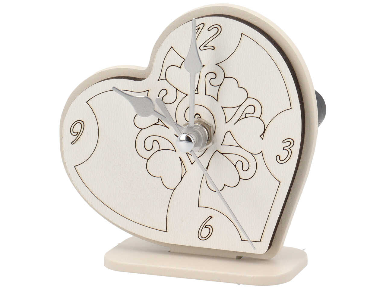 Orologio cuore albero sabbia