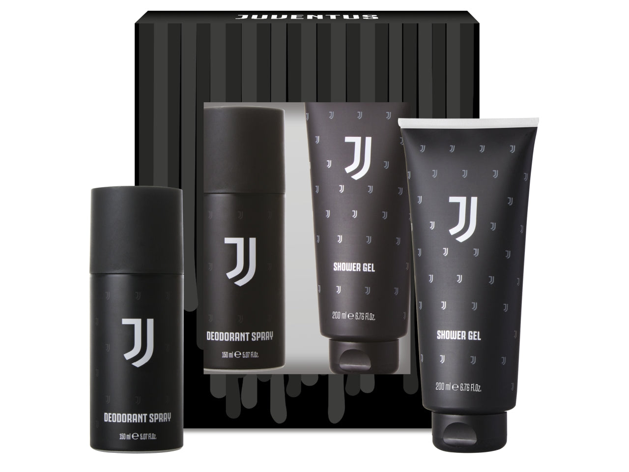 Juventus gift set composto da deo 150ml gel doccia 200ml