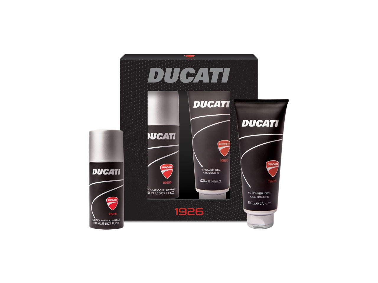 Ducati 1926 gift set composto da deo 150ml e shower gel 200ml