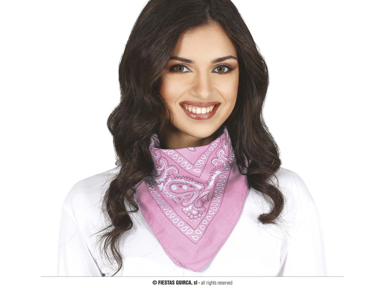 Foulard da cowboy rosa