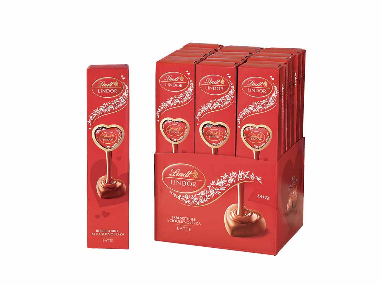 Lindor tubini cuori al latte 69gr