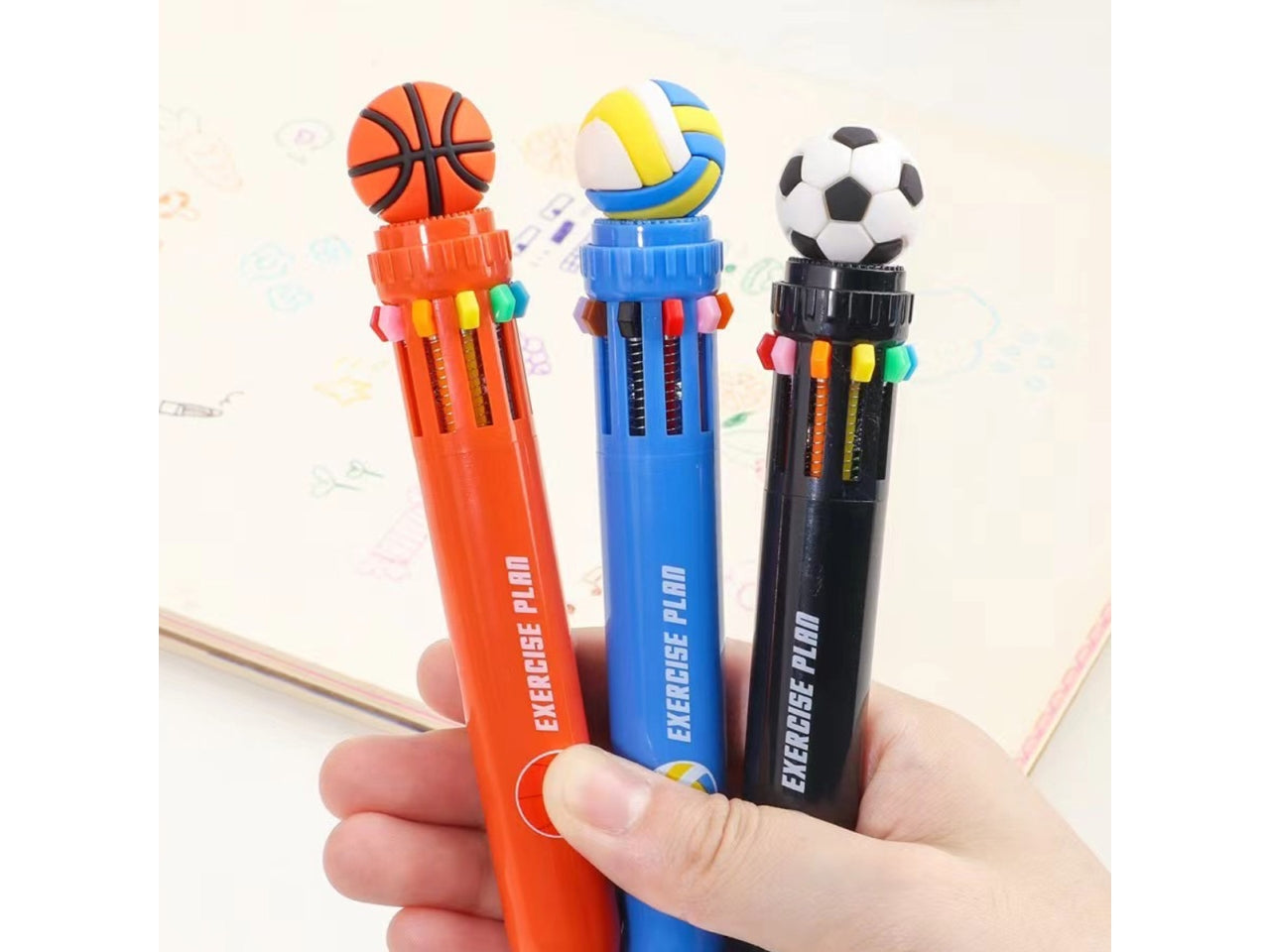 Penna 10 colori sport
