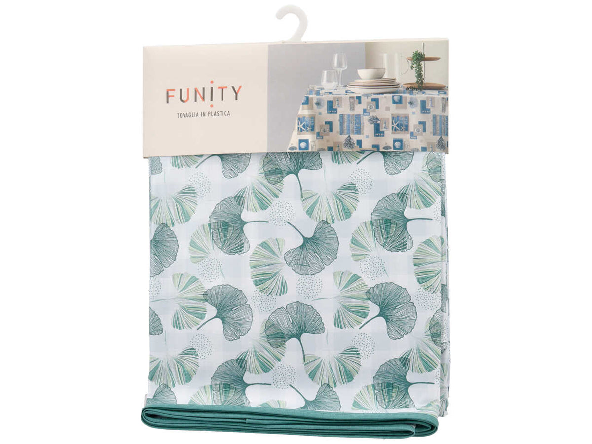 Funity tovaglia in plastica stampata reversibile cm 140*240 12p unica