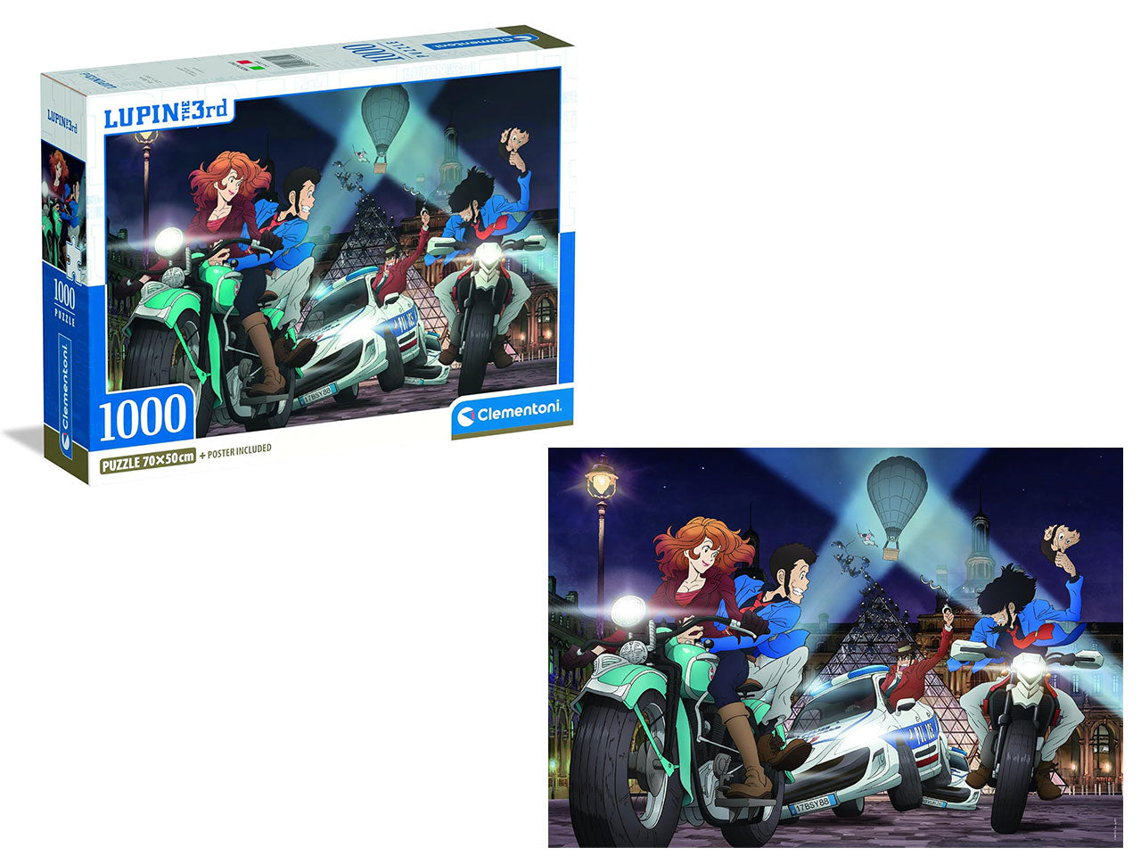 Puzzle 1000 pezzi lupin iii - 2