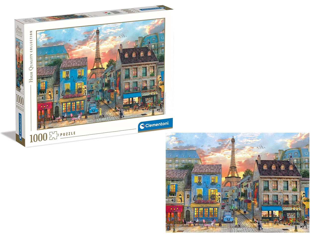 Puzzle 1000 pezzi hqc streets of paris 2024