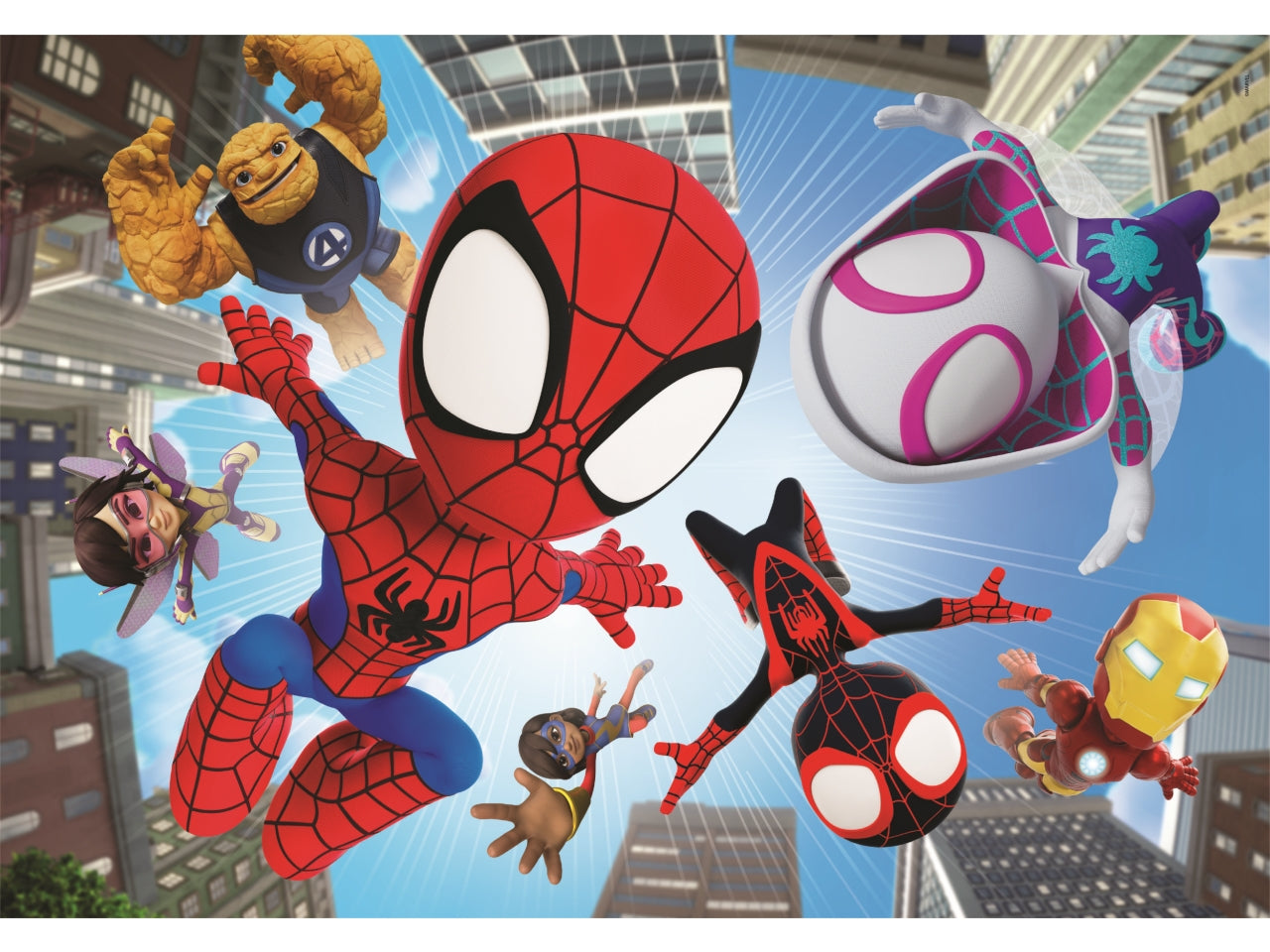 Puzzle da 104 pezzi  maxi Spidey