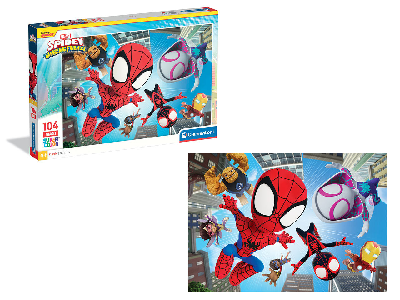 Puzzle da 104 pezzi  maxi Spidey