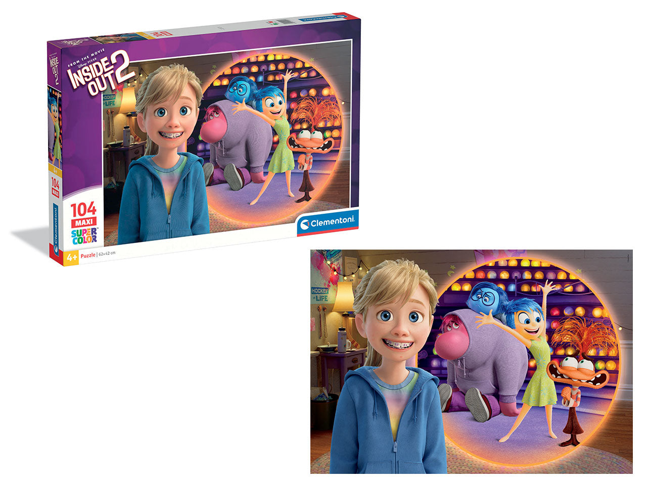 Puzzle 104 pezzi maxi inside out