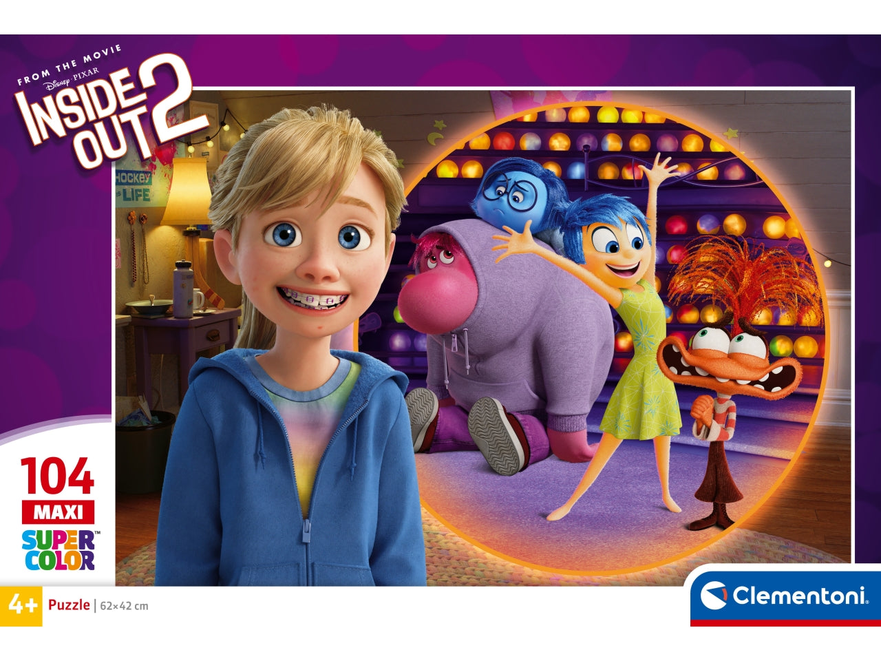 Puzzle 104 pezzi maxi inside out
