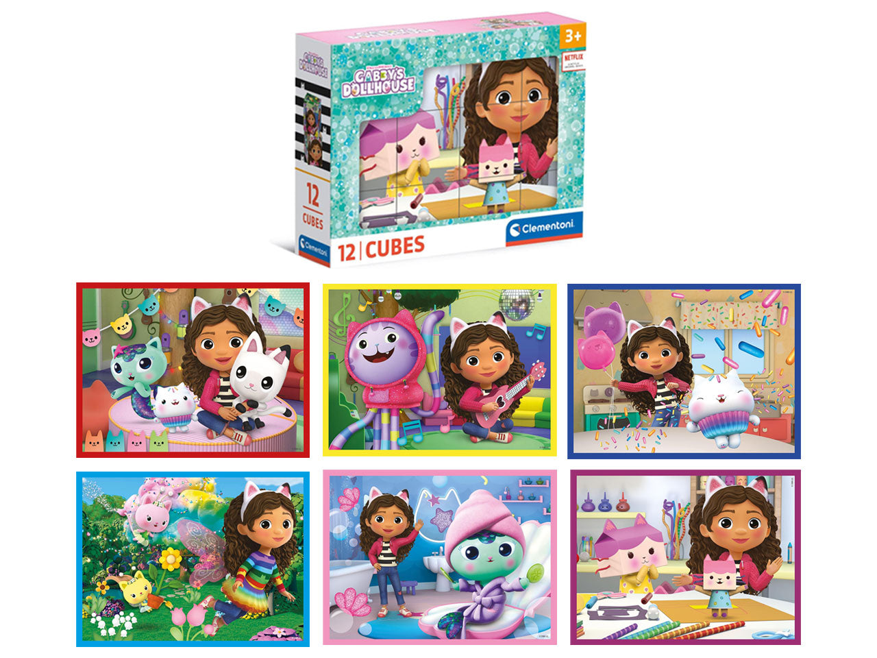 Cubi 12 pezzi gabby's dollhouse 2024