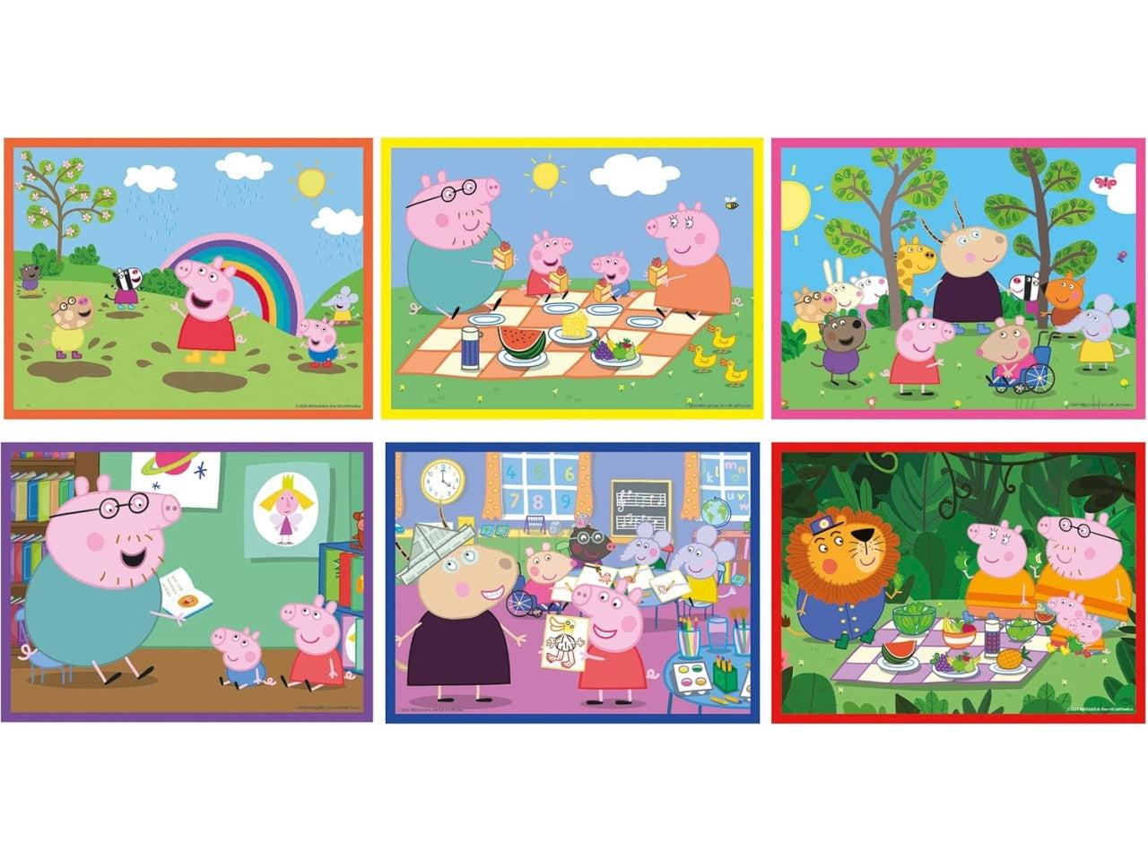 Cubi 12 pezzi peppa pig 2024