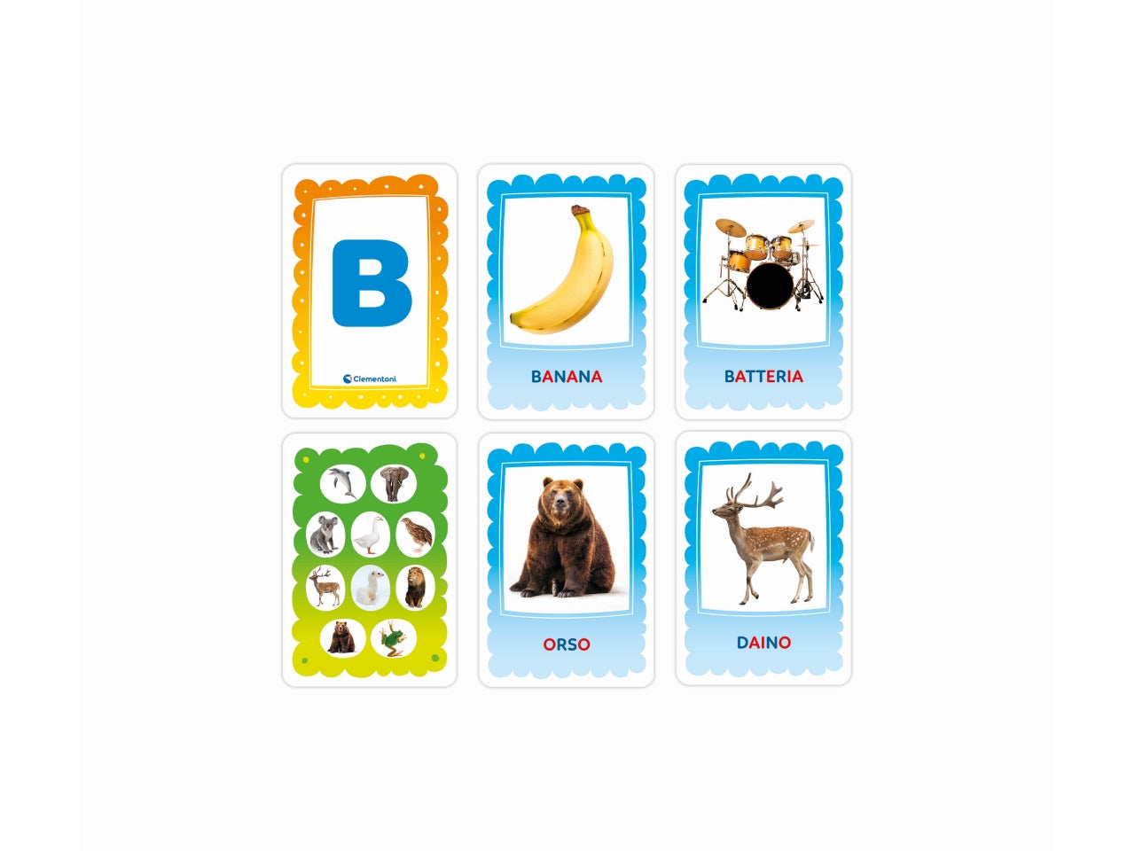 Montessori - flashcard alfabeto tattile