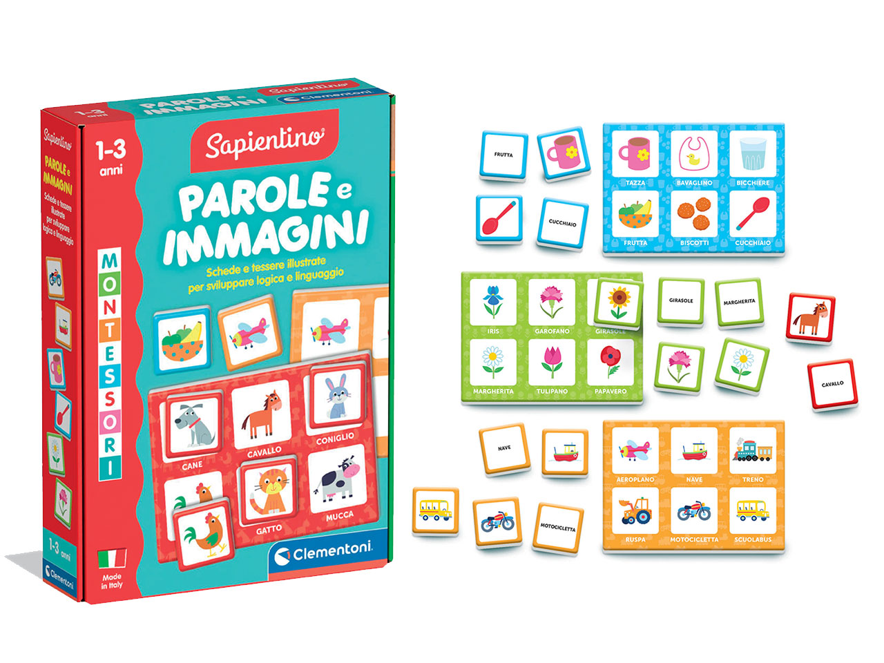 Montessori baby parole immagini