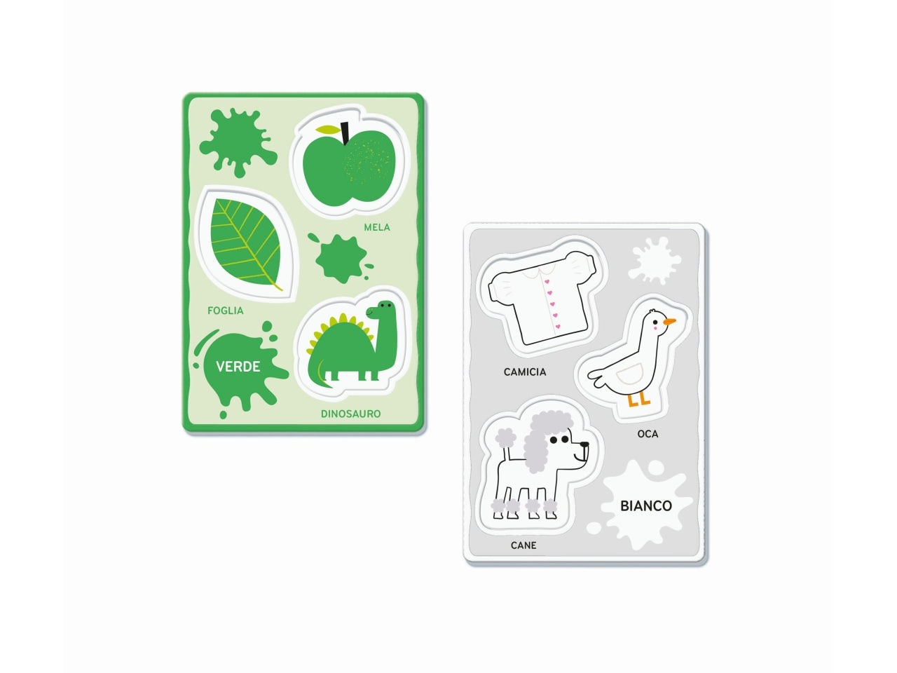 Montessori baby parole e colori