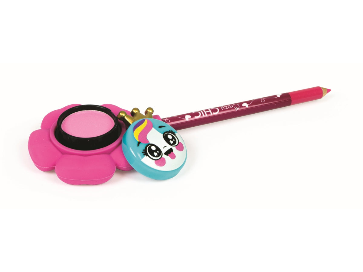 Eyeshadow pot flowers & lip liner