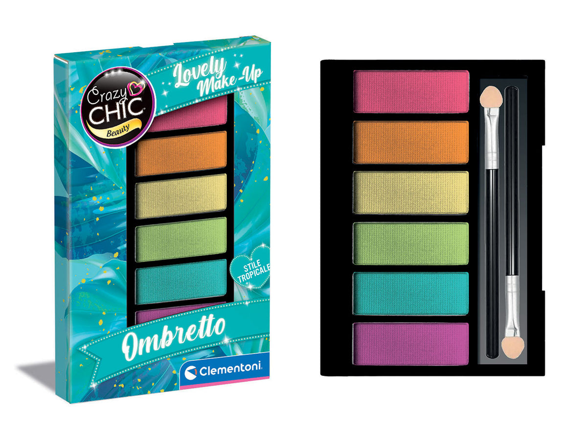 Ombretti stile tropicale set da 18 ombretti