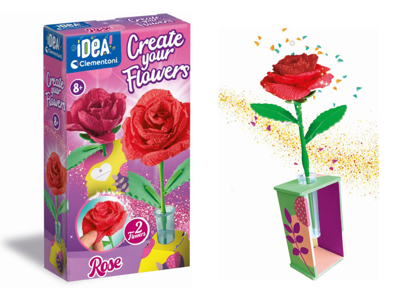 Idea small flowers rosa