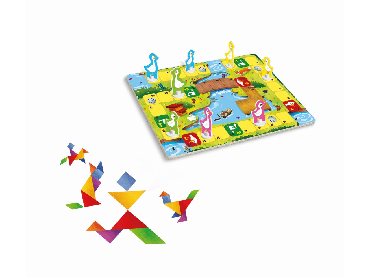 Gioco dell'oca + tangram