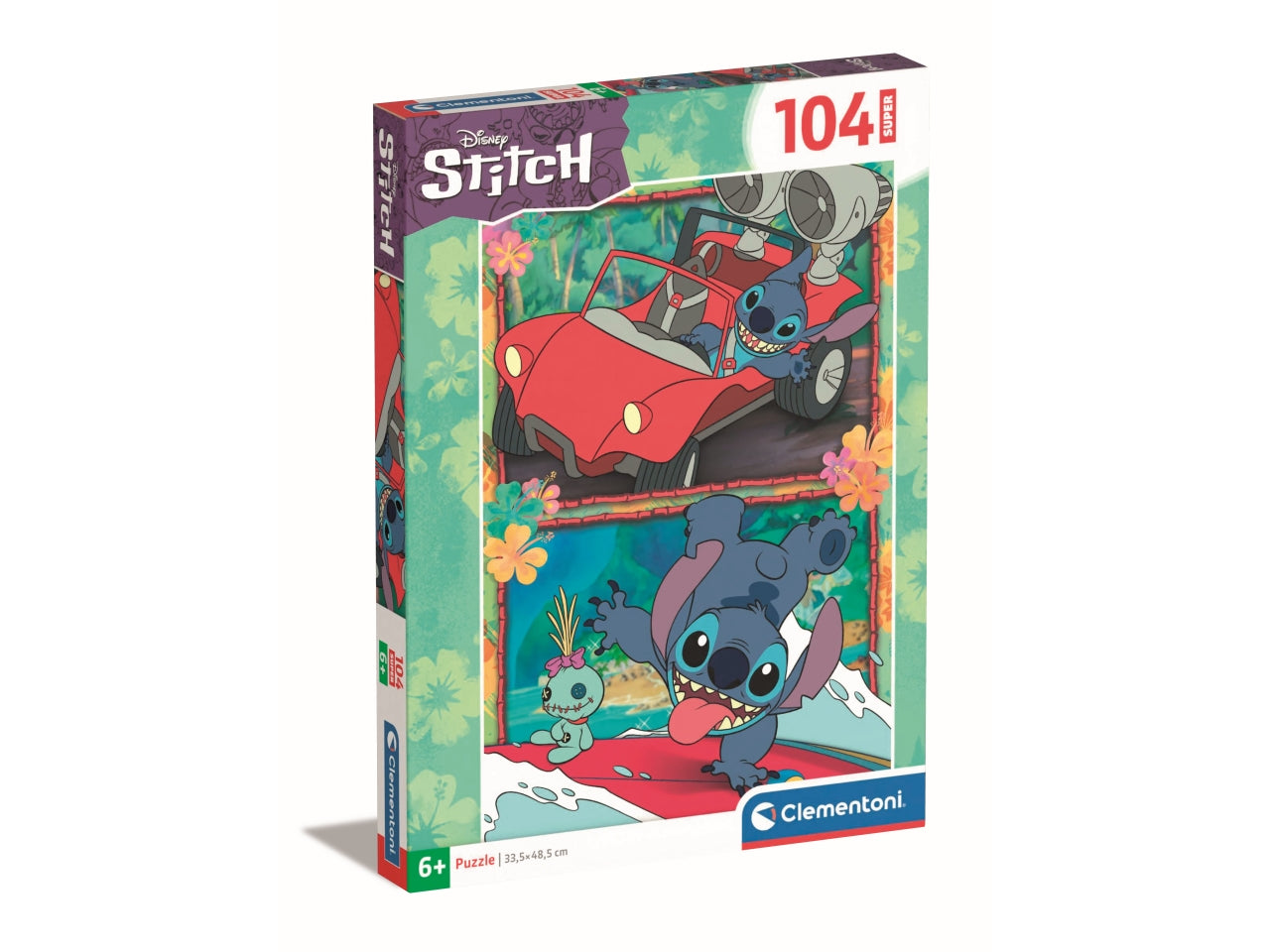 Puzzle da 104 pezzi super disney stitch
