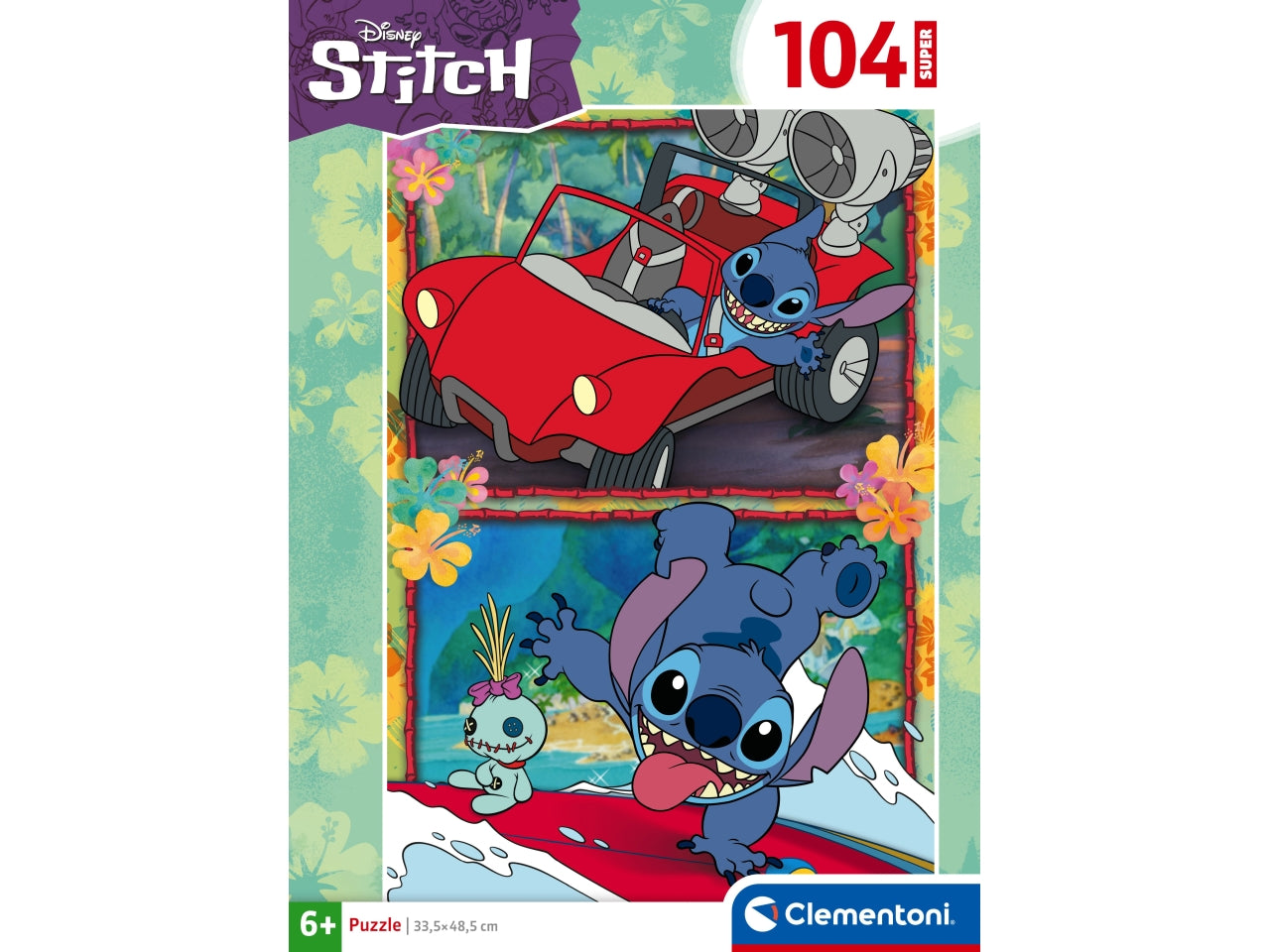 Puzzle da 104 pezzi super disney stitch