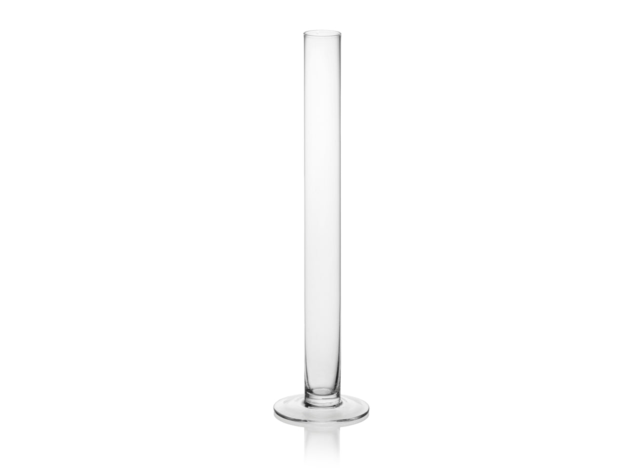 Portafiori cilindro con base d.3xh.30 cm