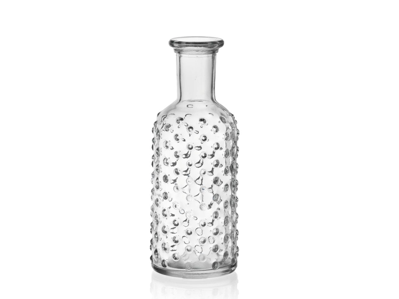 Vaso bottiglia decorativa capri h.19xd.7,5 cm