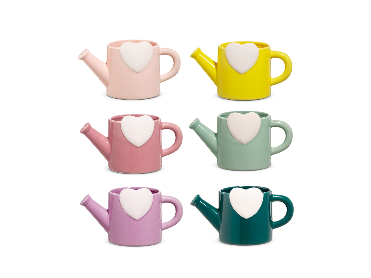 Annaffiatoio h.8xd.15,5 cm in colori assortiti