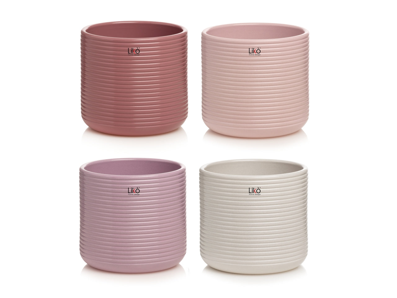 Vaso cache pot nabila d.19xh 18cm di colori assotiti