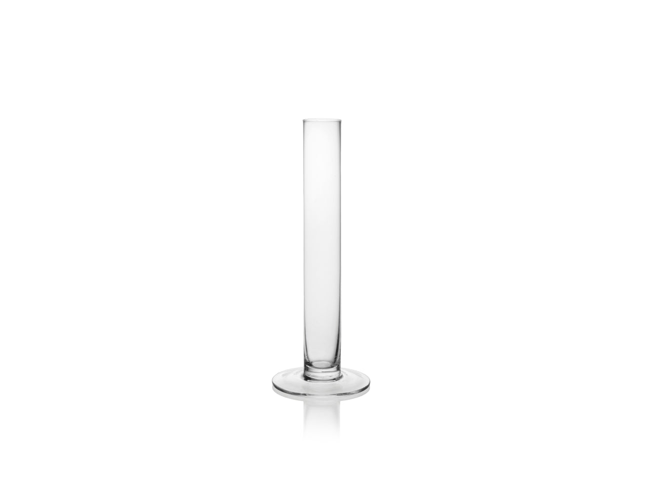 Portafiori cilindro con base d.3xh.20 cm