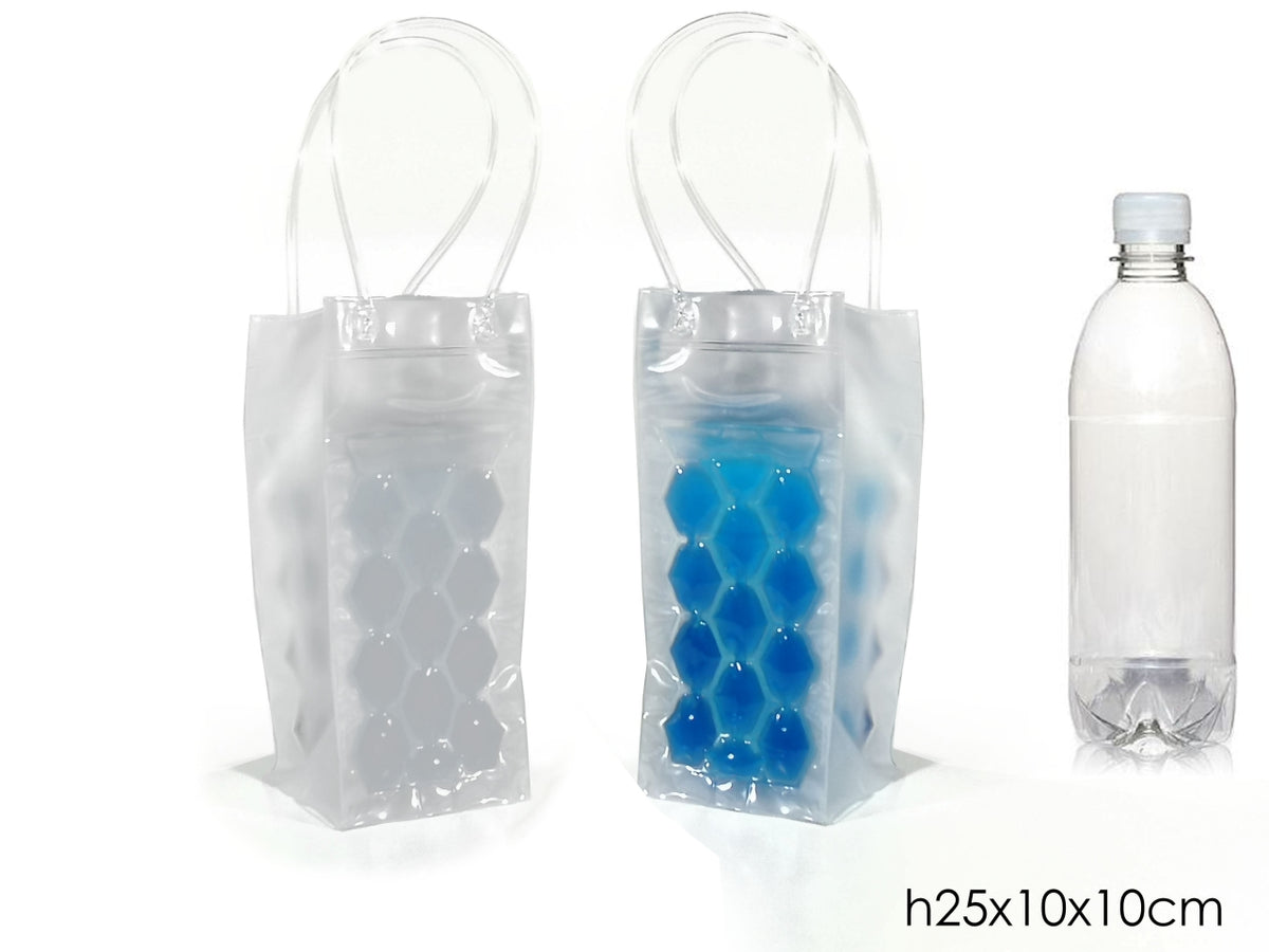 Busta refrigerante per bottiglie 25x10x10cm in 2 assortimenti