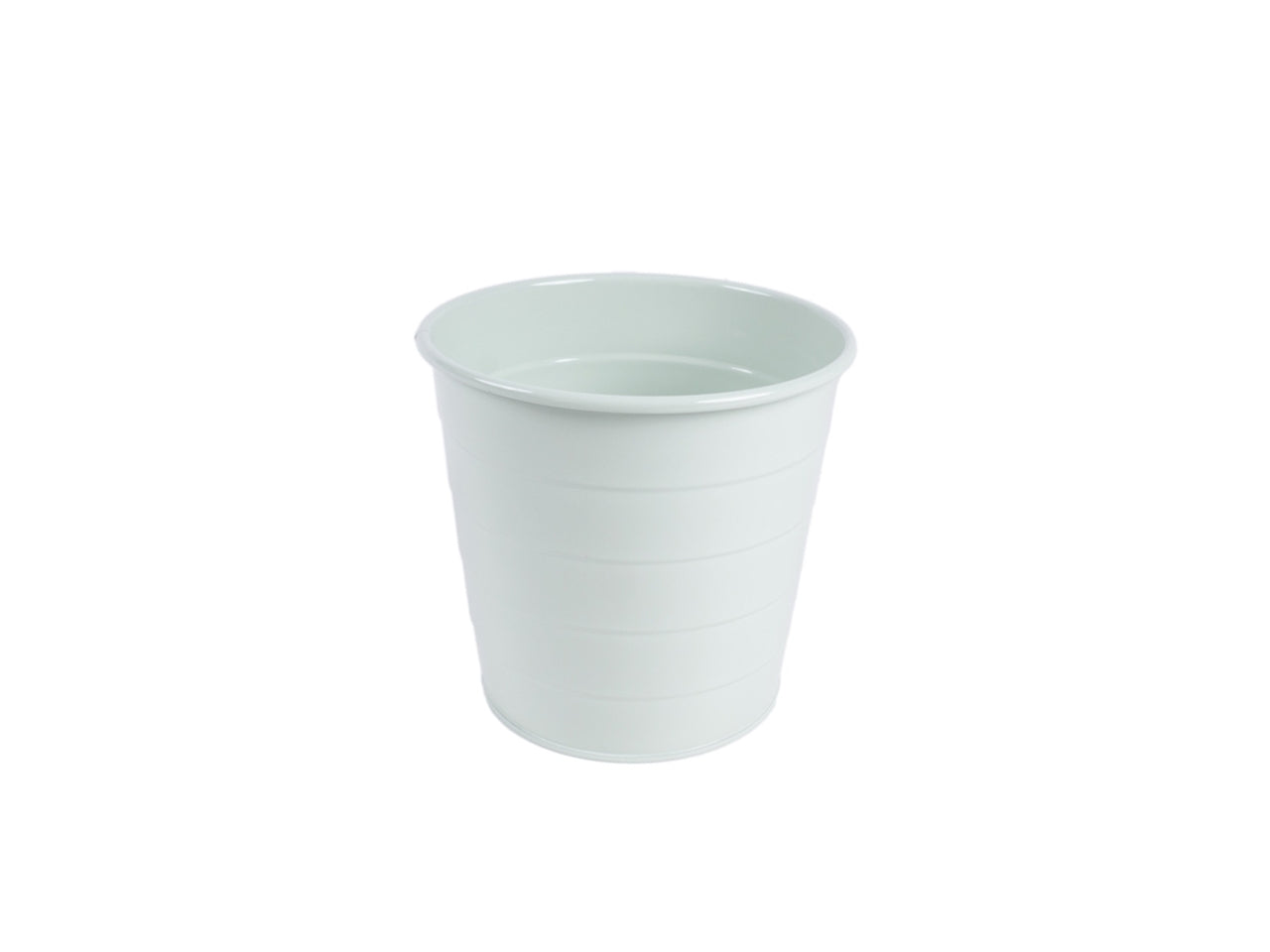 Cache pot in metallo d.17x19cm di colore verde
