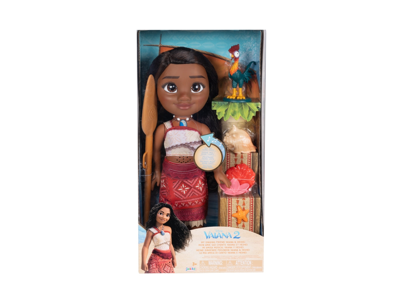 Oceania 2 bambola vaiana cantante 38cm