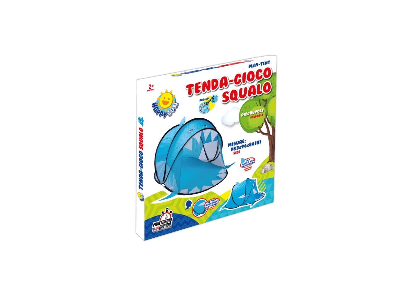 Tenda squalo pop up 183x96x86cm