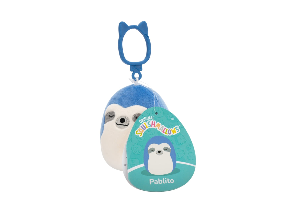 Peluche squishmallows personaggi clip on 10cm