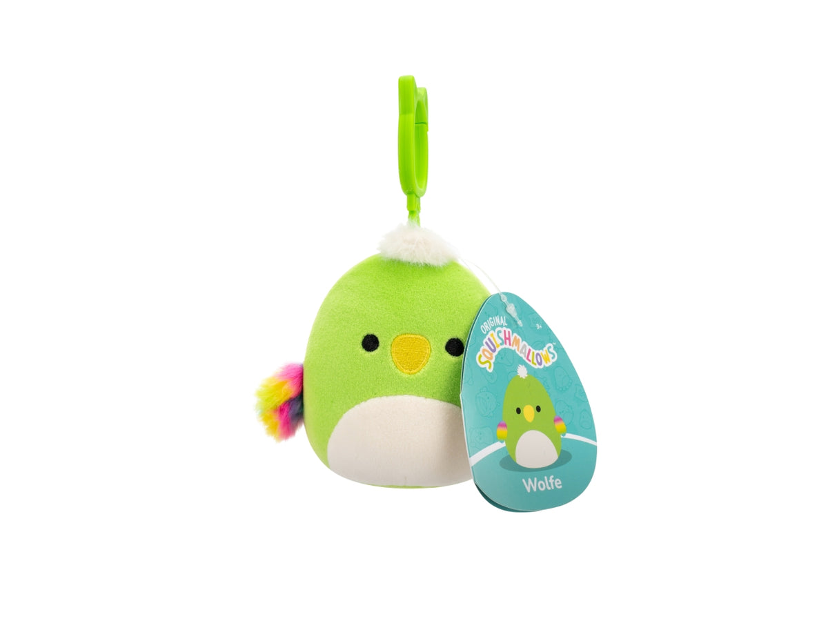 Peluche squishmallows personaggi clip on 10cm
