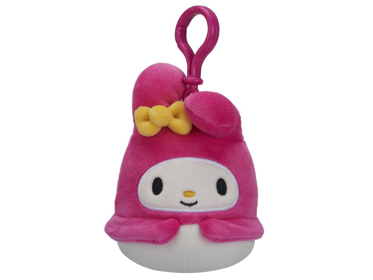 Peluche squishmallows personaggi clip on hello kitty and friends 10cm