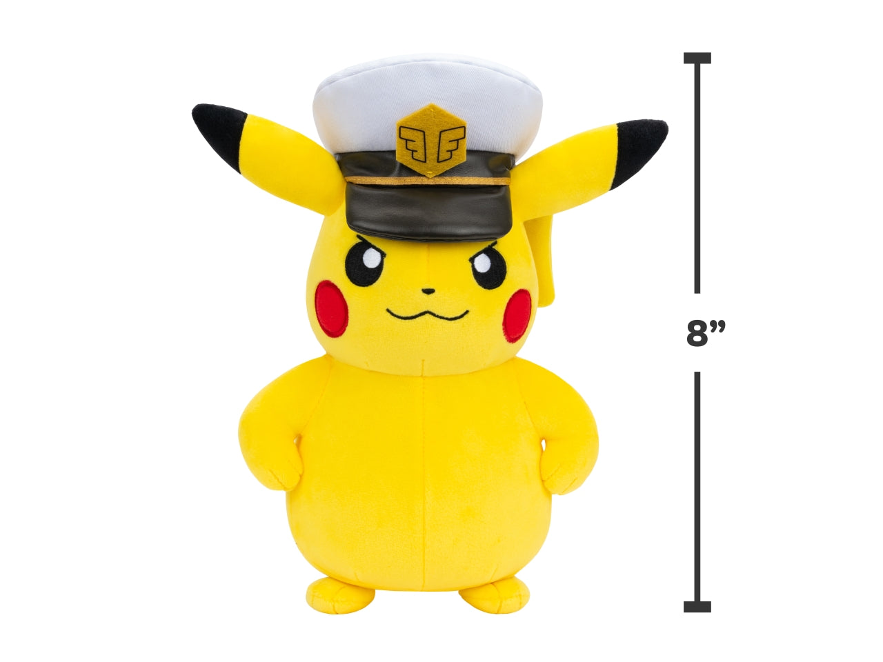 Peluche pokÃ©mon capitan pikachu 20cm