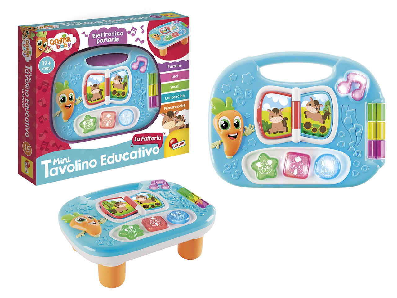Carotina mini tavolino educativo fattoria