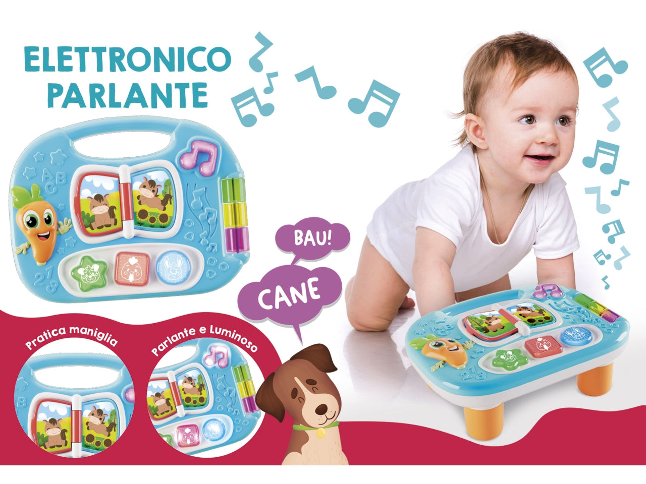 Carotina mini tavolino educativo fattoria